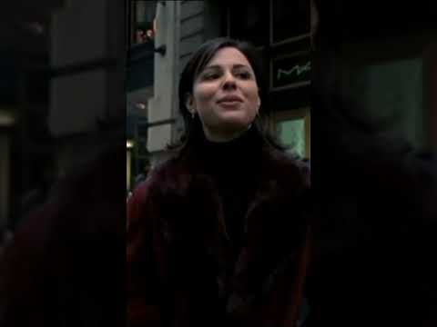 Cara Buono smoking cigarette