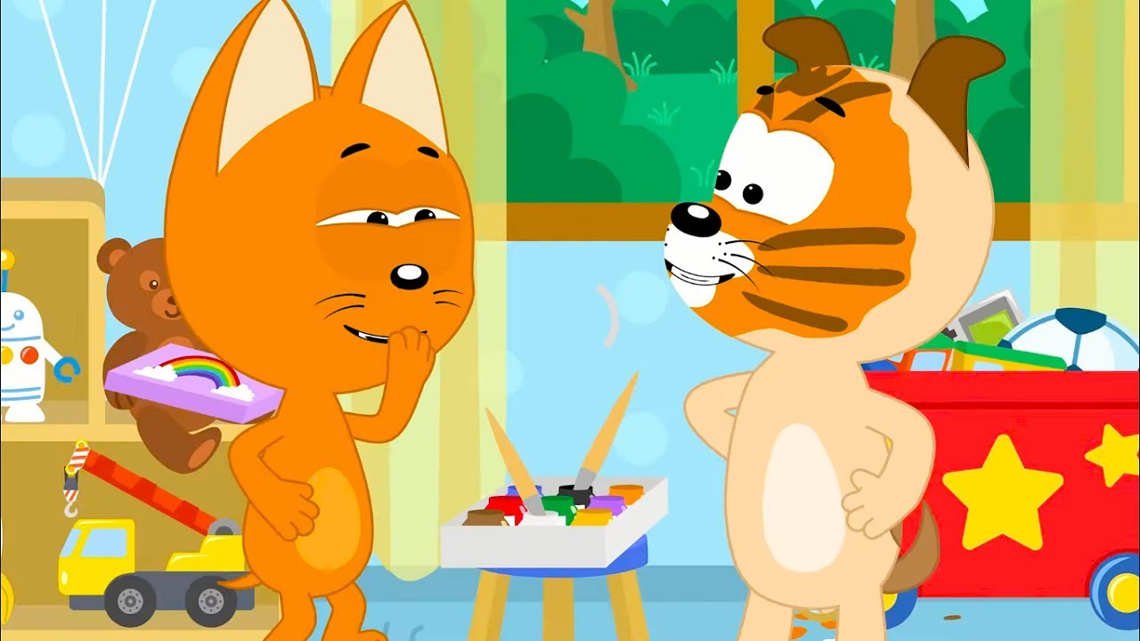 Весёлая песенка о Дне рождения от Котэ и Синего трактора 🎉