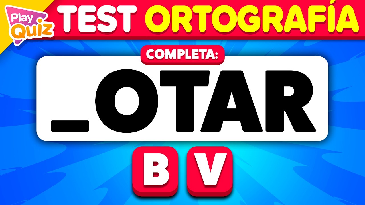 ¡Pon a prueba tus conocimientos con nuestro Test de Ortografía Fácil! 🤓
