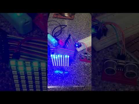 8X8 64 LED Matrix Demonstration - Arduino