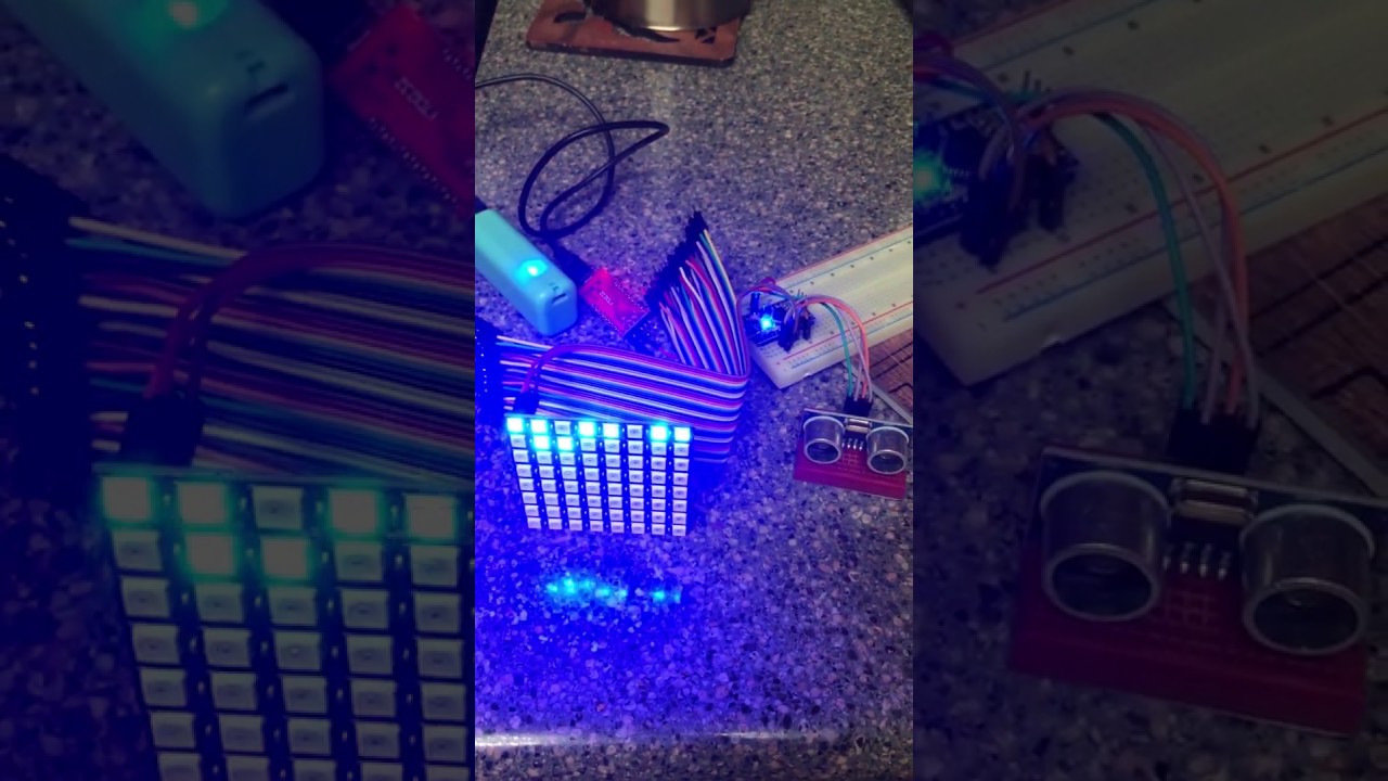 8x8 64 LED Matrix Demo with Arduino