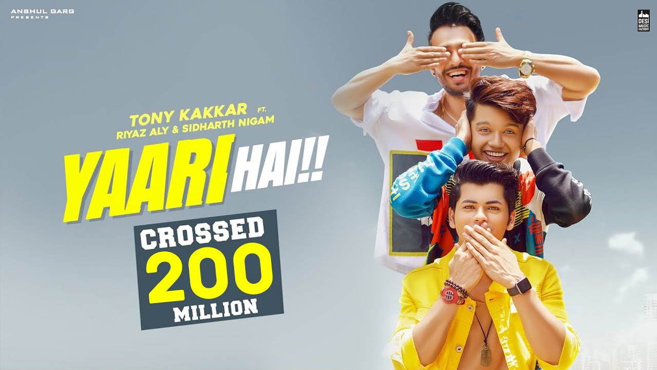 Celebrate Friendship Day with Tony Kakkar's Heartfelt Anthem 'Yaari Hai' 🎉