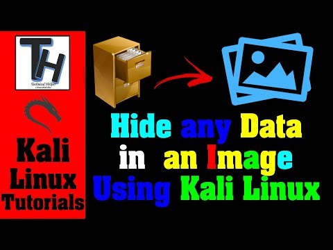 How to Hide any file in Image using Kali Linux | Hide any data in Image file (Stenography) 🖥