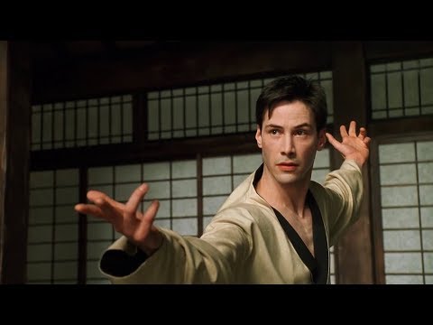 Neo vs Morpheus Kung Fu Fight | The Matrix (Open Matte) 🎬