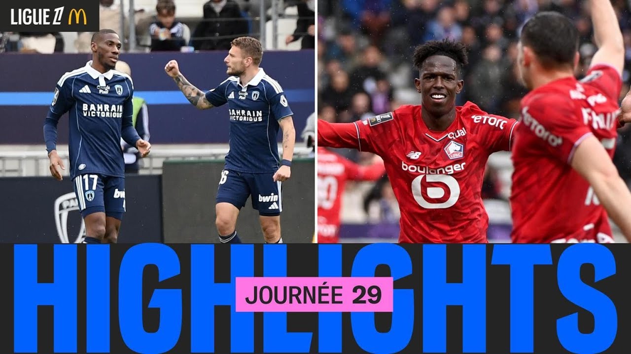 Résumé de la 29ème journée de Ligue 1 🍟