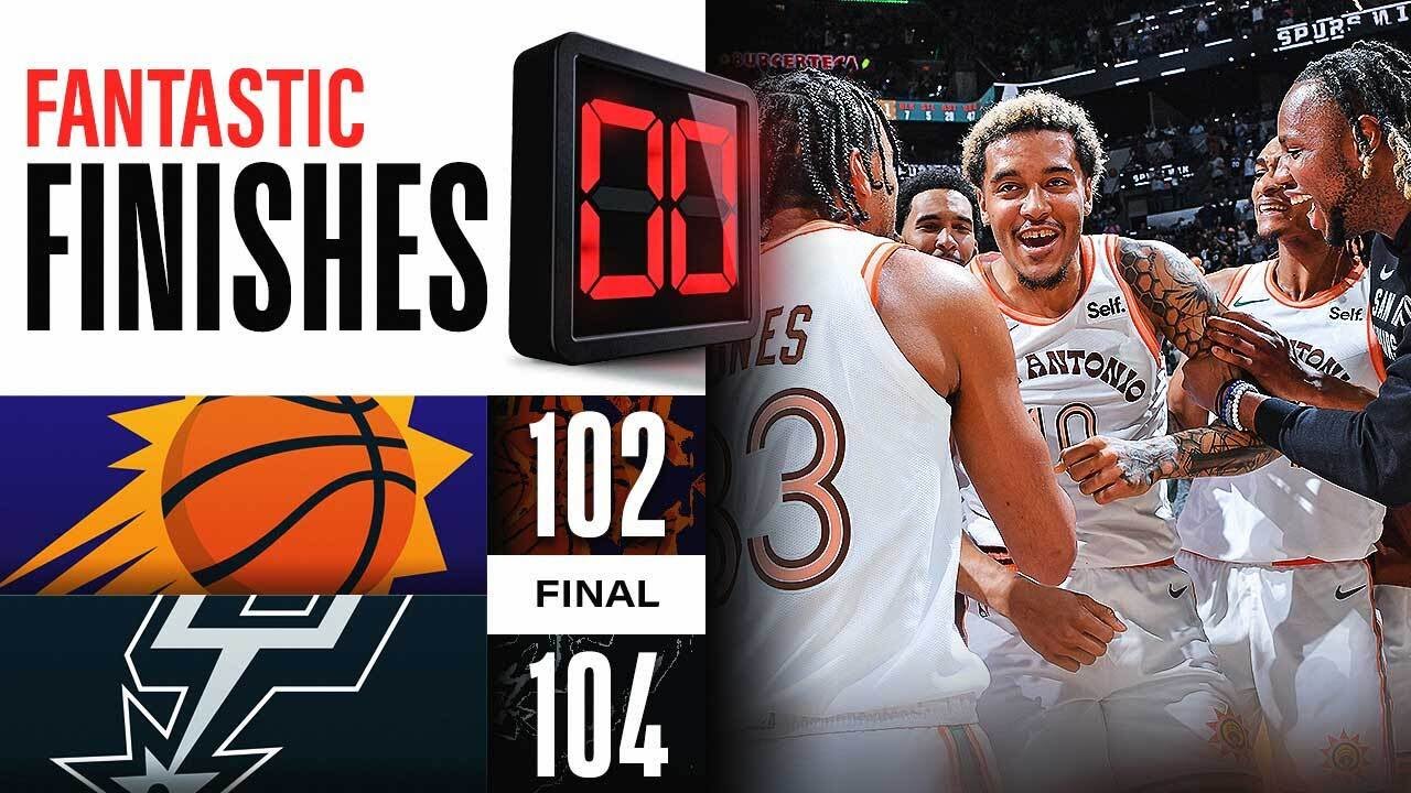 Epic Finish! Spurs vs Suns Climax | March 25, 2024 π