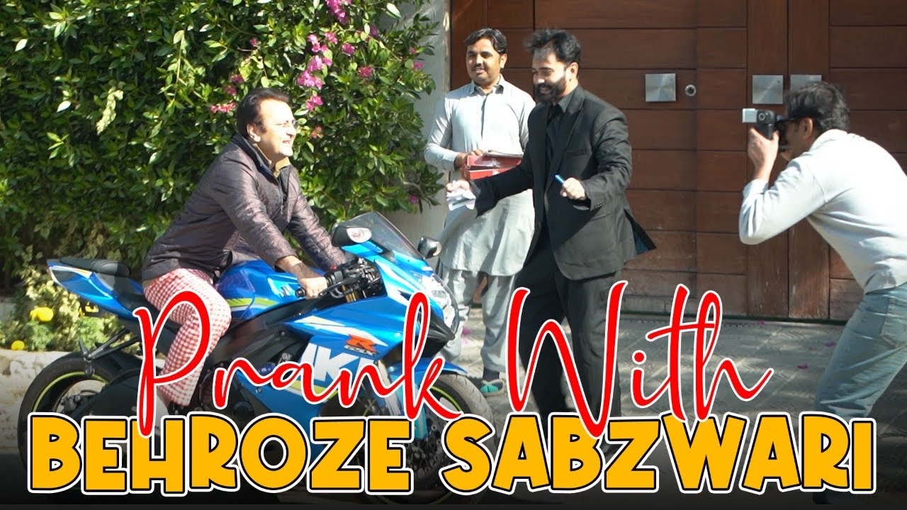 Hilarious Prank with TV Star Behrroz Sabzwari by Nadir Ali | P4 Pakao 2022 😂
