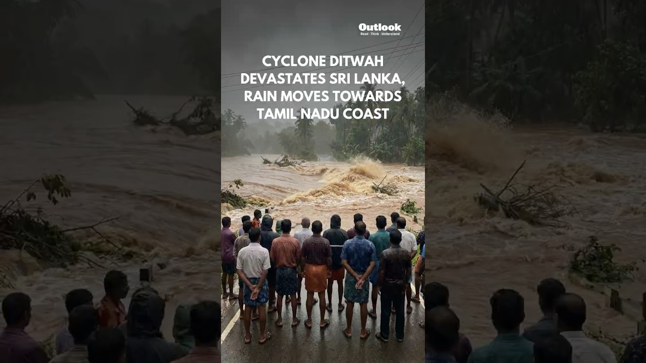 Cyclone Ditwah Devastates Sri Lanka, Rain Moves Towards Tamil Nadu Coast