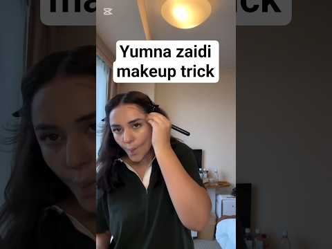 Yumna zaidi Reveal makeup tricks #yumnazaidi #trending #shorts