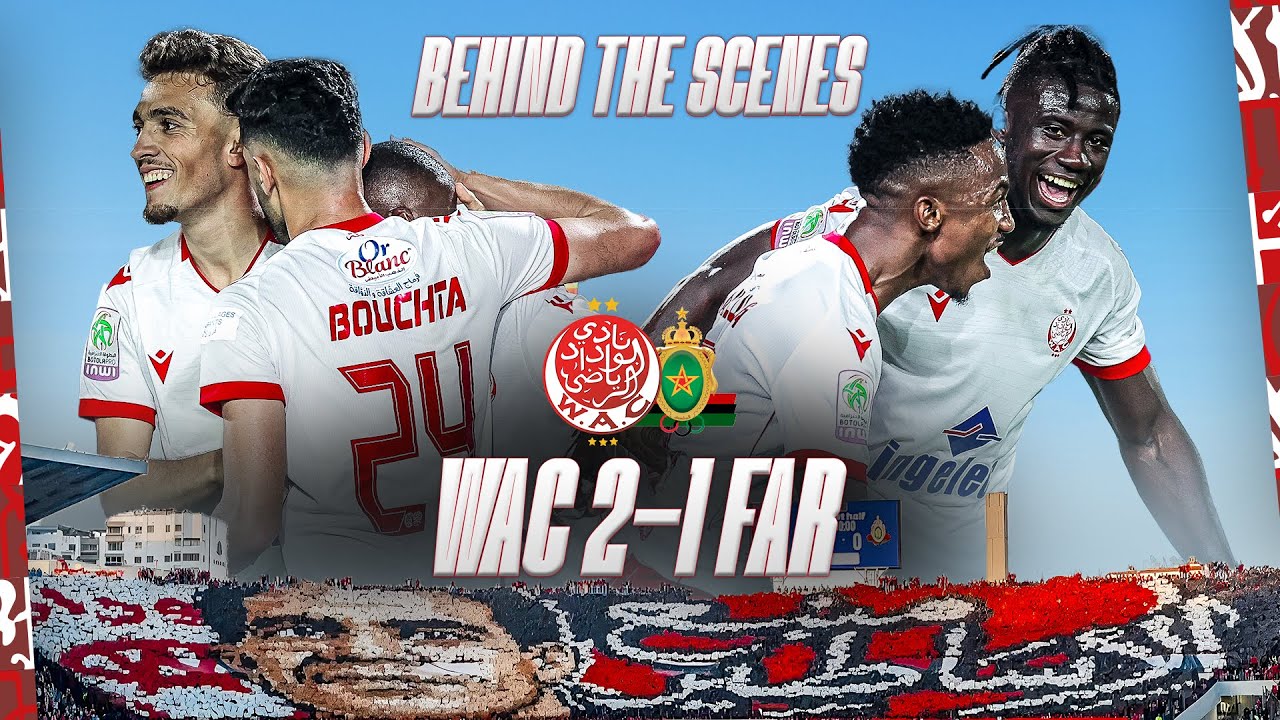 Wydad AC Secures 2-1 Victory Over FAR in Botola Pro 2024/25 MD28 ⚽