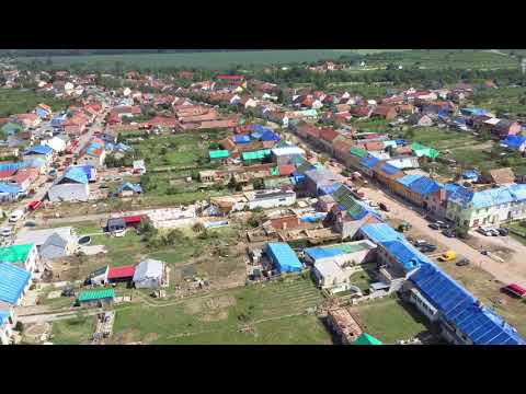 Tornado Moravská Nová Ves střed obce z hora