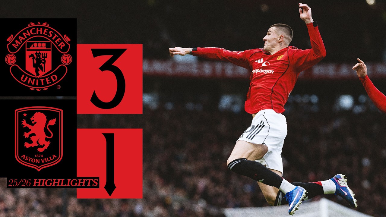 Three MASSIVE Points! 🔥 | Man Utd v Aston Villa | Highlights
