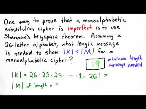 Toy Substitution Cipher 1 Solution - Applied Cryptography