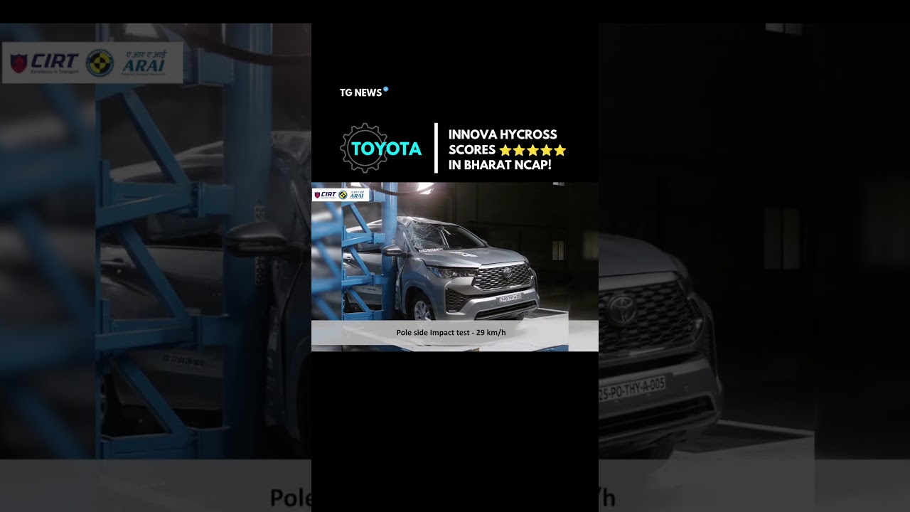 Toyota Innova Hycross Tops 2025 Safety Ratings 🚗