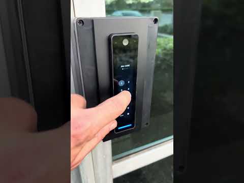Ubiquiti Door Access With a PIN  #accesscontrol #ubiquiti #networkinstallers #losangeles  #security