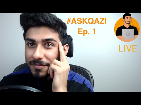 Ideas MUST Respect Skills, College vs. Online Education, Best OS for Coding | AskQazi 1 (LIVE)