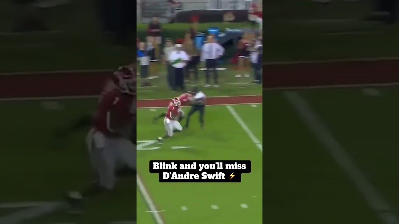 D'Andre Swift had one speed: FAST 🤯