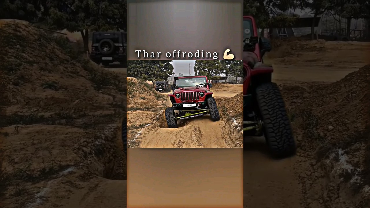 Thar Off-Roading Test 🚙