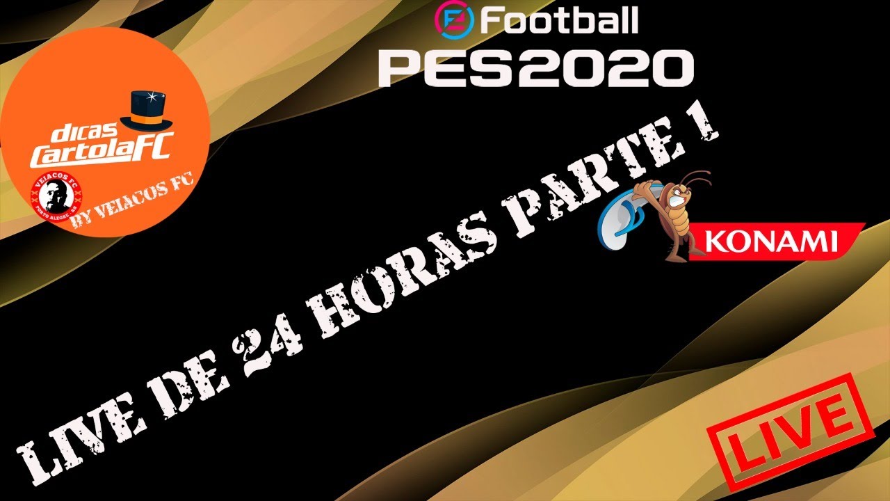 Maratona de Lives Cartola FC & PES 2020 🏆