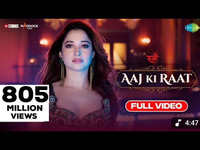 Aaj Ki Raat - Full Song from Stree 2 🎶