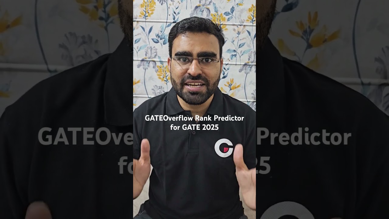 GATE 2025 Rank Prediction with GATEOverflow
