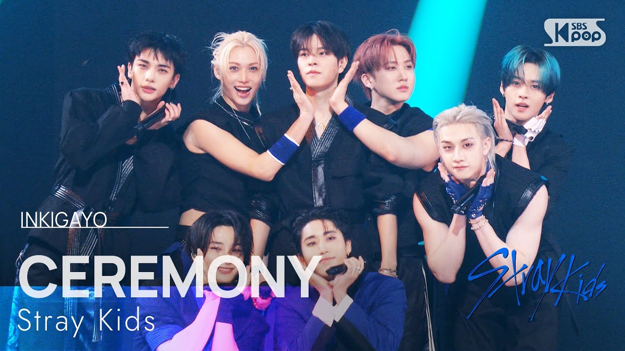 Stray Kids Perform 'CEREMONY' on SBS Inkigayo – Vote Now via LiNC App! 🎤