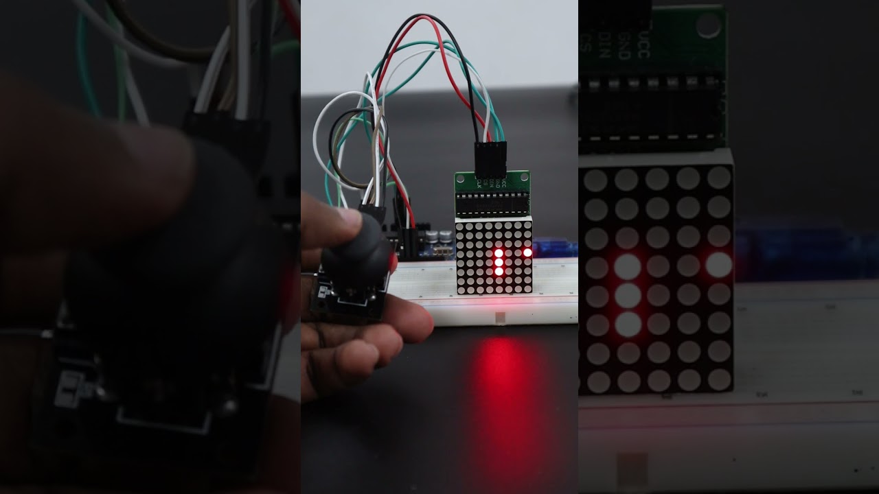 Snake Game on 8x8 LED Matrix with Arduino & ChatGPT 🤖