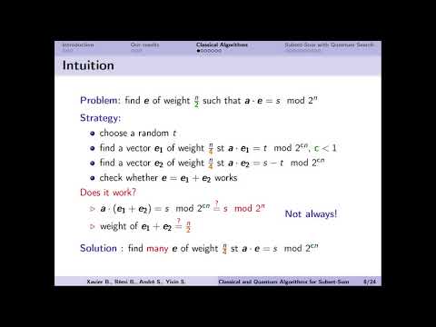 Improved Classical and Quantum Algorithms for Subset-Sum