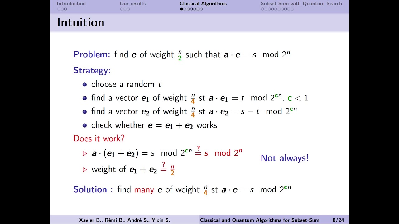 Enhanced Classical & Quantum Algorithms for the Subset-Sum Problem 🔍