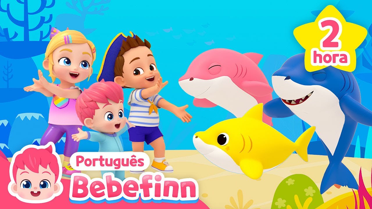 Bebê Tubarão e Bebefinn!☀️| Especial Verão | +Completo | Bebefinn em Português-Canções Infantis