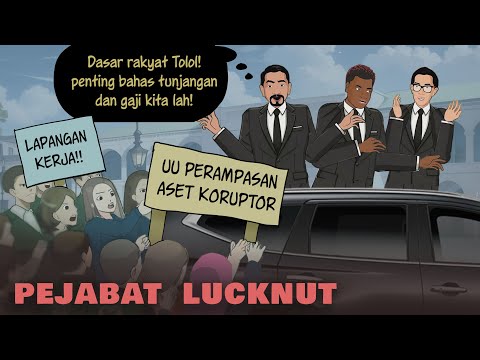 PEJABAT LUCKNUT 1 - Rakyat Menderita, Tunjangan Gaji Menggila | Kartun Animasi Drama Koruptor