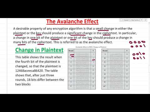 The Avalanche Effect in DES Algorithm | Urdu/Hindi |Cryptography | Chapter 3 | Lecture 42