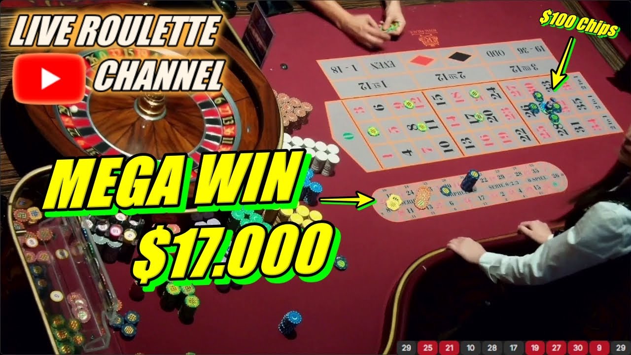 Live Roulette in Vegas Wins $17K with $100 Chips 🎰