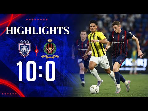 HIGHLIGHTS | JOHOR DARUL TAāZIM 10-0 DPMM FC | LIGA SUPER 2025/26