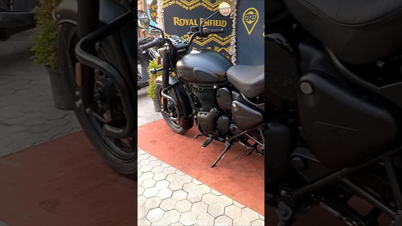 New Royal Enfield Classic 350 Stealth Black β The Ultimate Bike for Enthusiasts! ποΈ