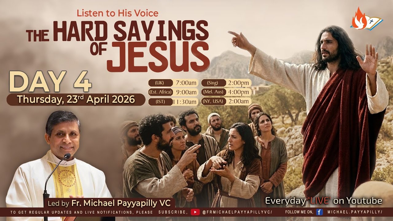 Listen to His Voice - Praying with the Hard Sayings of Jesus - Day 4