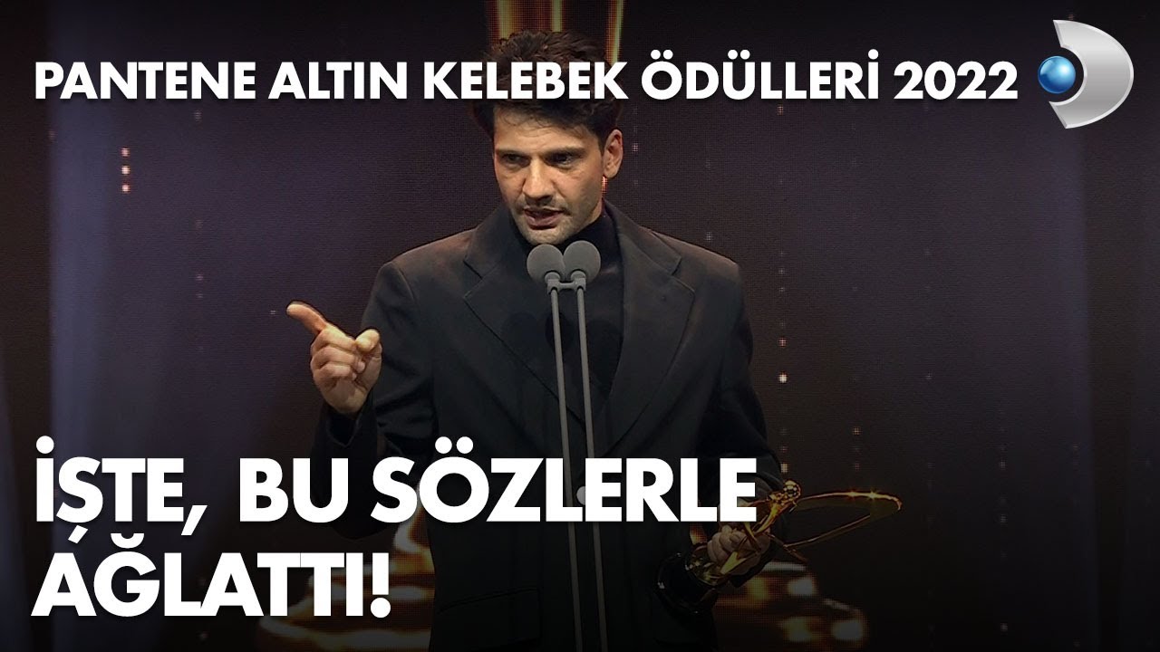 Pantene Altın Kelebek 2022'de En İyi Erkek Oyuncu Kaan Urgancıoğlu Ödülünü Aldı 🎉