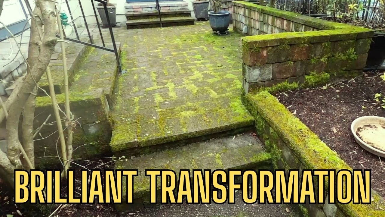 Worst Patio Ever! Satisfying Pressure Washing 😱