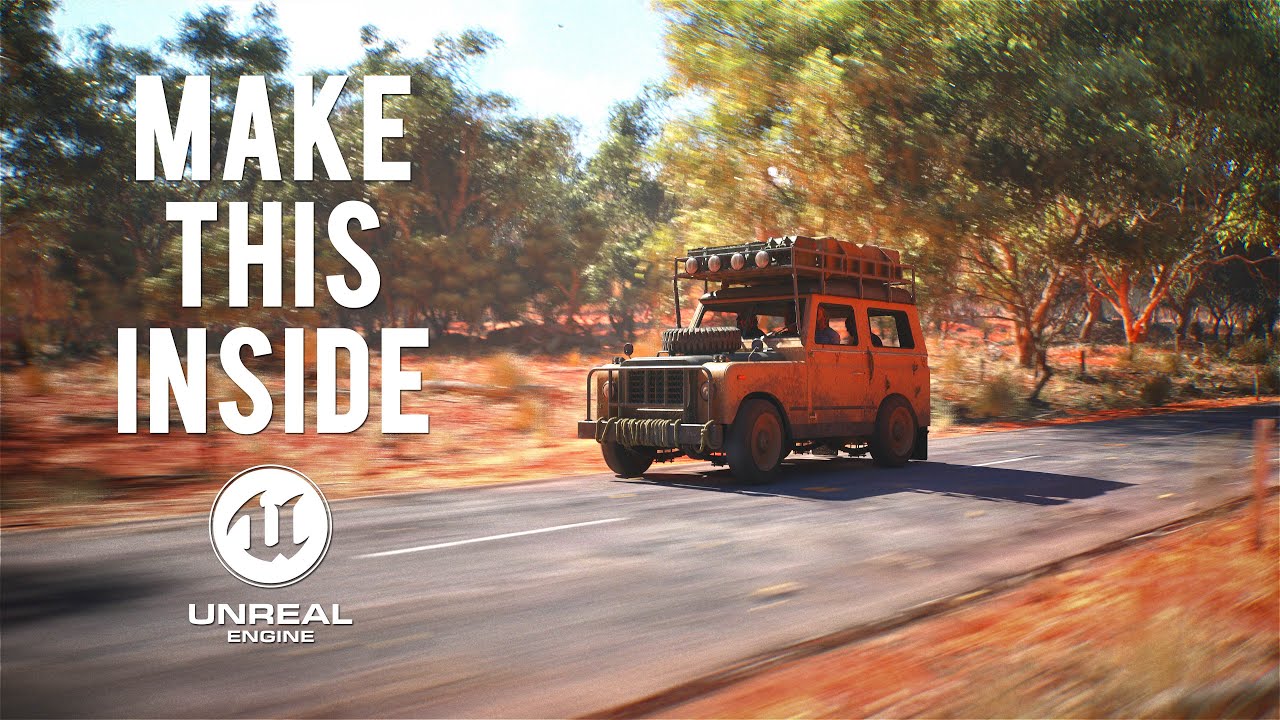 Unreal Engine 5.6.1 Beginner Tutorial: Create 'A Road Trip' Environment 🚗