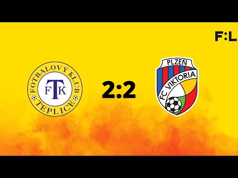 FK Teplice VS FC Viktoria Plzeň 2:2 gól Jana Klimenta