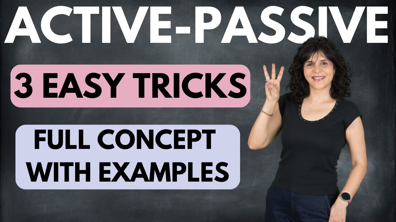 Master Active & Passive Voice with 3 Easy Tricks! | English Grammar Tips ✨