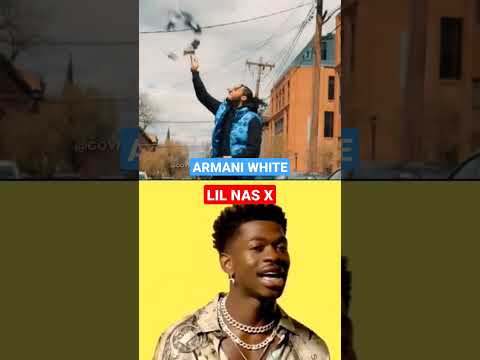 ARMANI WHITE vs LIL NAS X - No Autotune - 2 #shorts