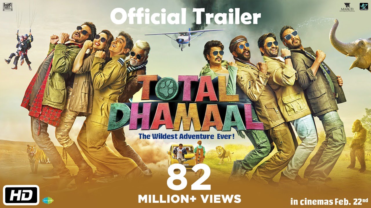 Total Dhamaal Official Trailer: Comedy & Chaos π€ͺ