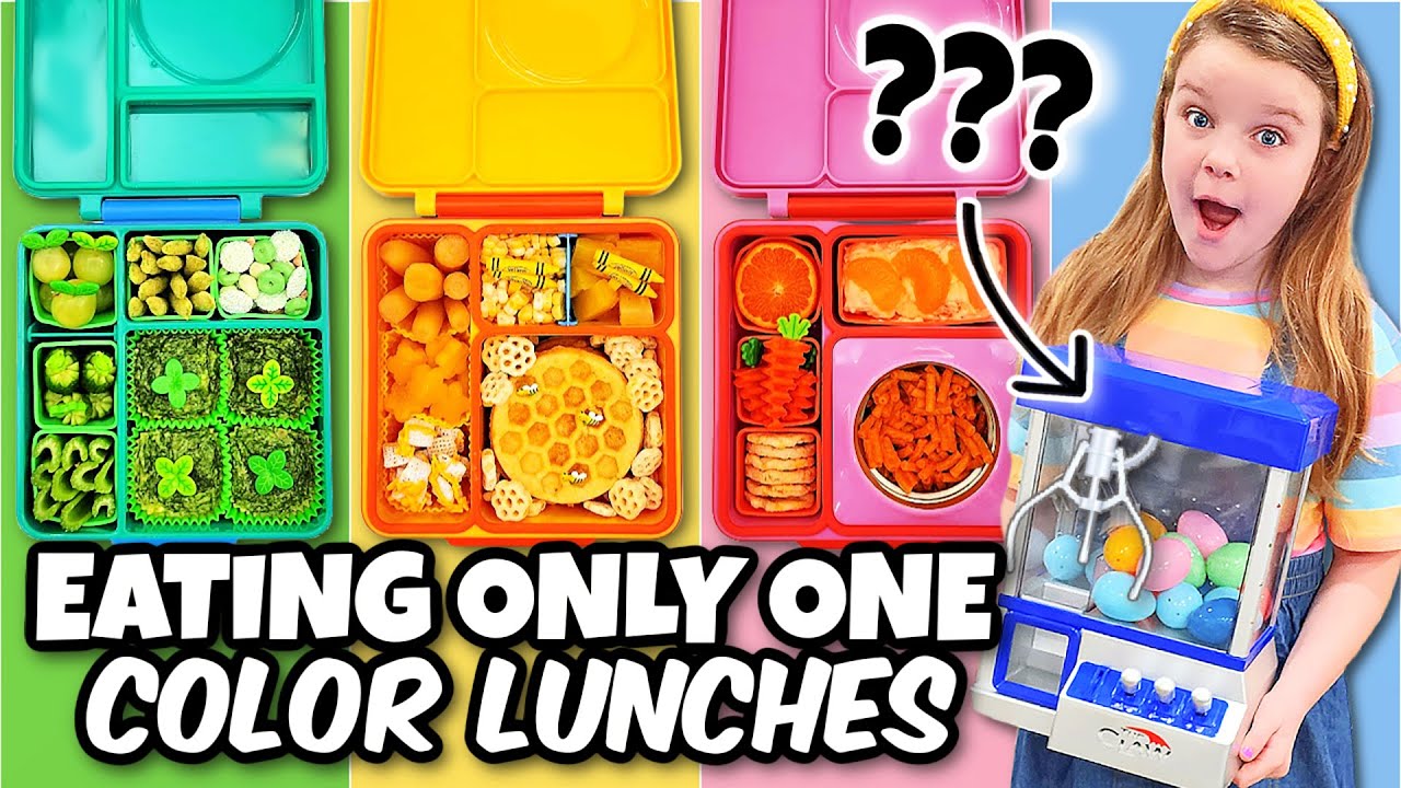 One-Color Lunch & Claw Machine Prize 🍊