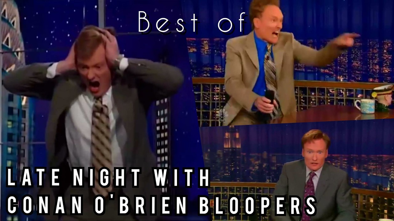 Best Conan O'Brien Bloopers (1993-2009) 🎬