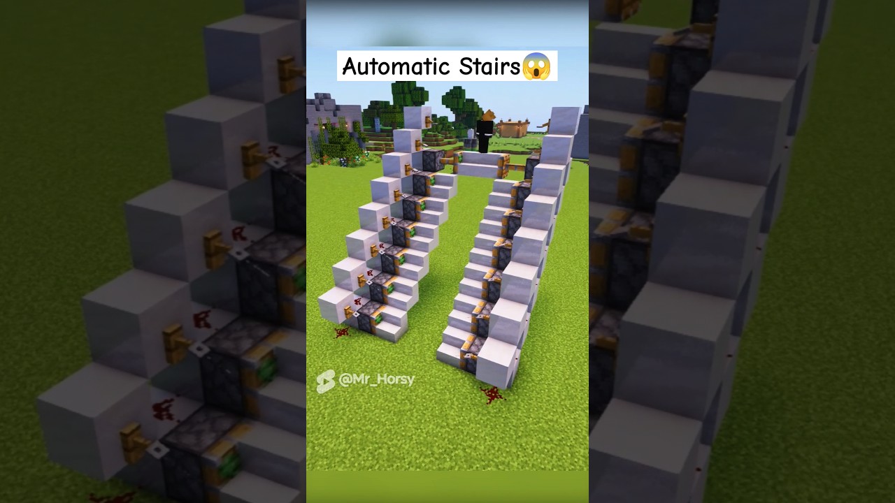 Simple Auto Stairs in Minecraft π§±