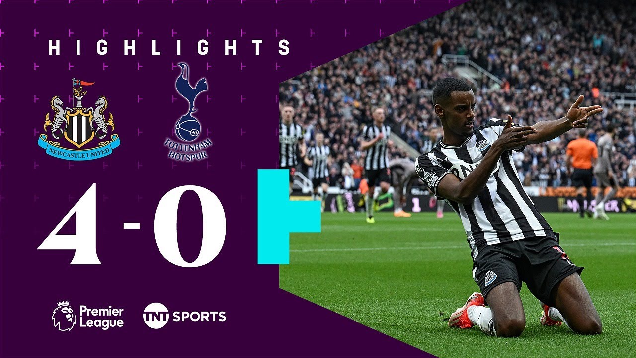 Isak's Rich Goalscoring Form Continues 😮‍💨 | Newcastle 4-0 Tottenham | Premier League Highlights