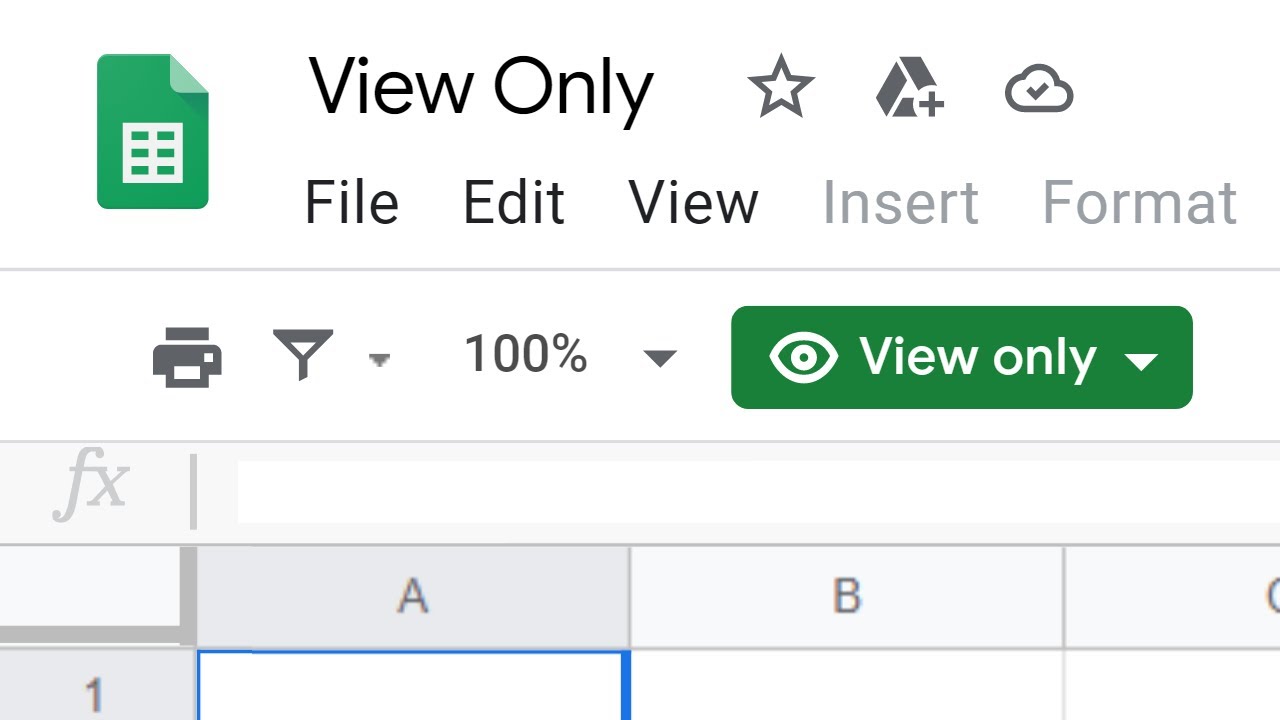 Edit View-Only & Comment Files in Google Sheets