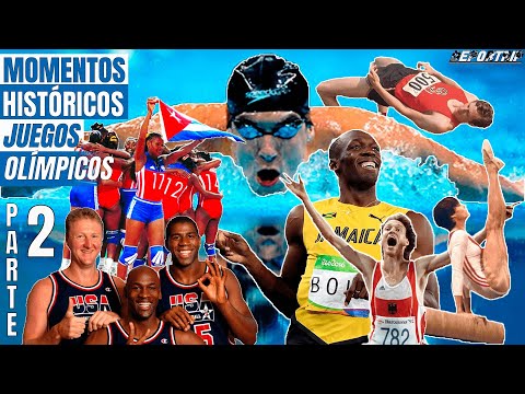 TOP 10 MOMENTOS de JUEGOS OLÍMPICOS que cambiaron la HISTORIA parte 2🥇FIGURAS LEGENDARIAS del OLIMPO