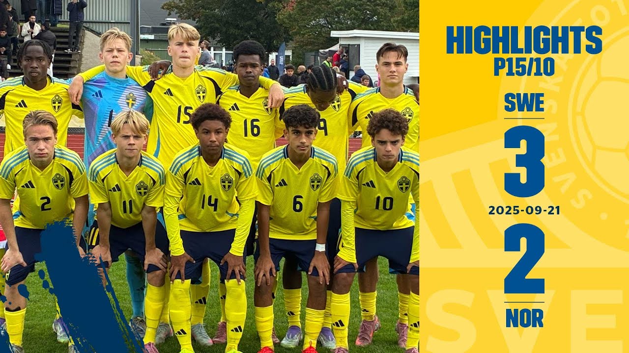 Spännande Sverige-Norge Match: Sverige Vinner 3-2 i Halmstad Arena ⚽